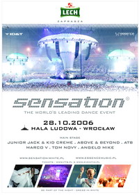 SENSATION WHITE – 28.10 Hala Ludowa Wrocław!!