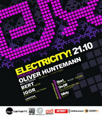 Electricity! pres. Oliver Huntemann 21.10 @ ON-OFF