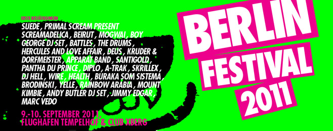 Berlin Festival 2011 – pierwsze nazwiska