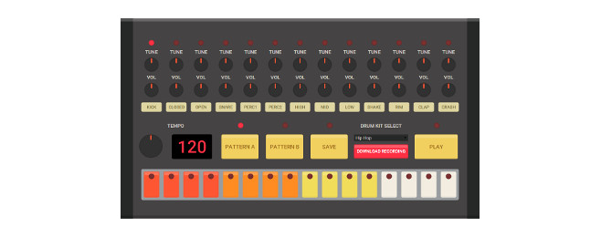 Roland TR-808 prosto z przeglądarki