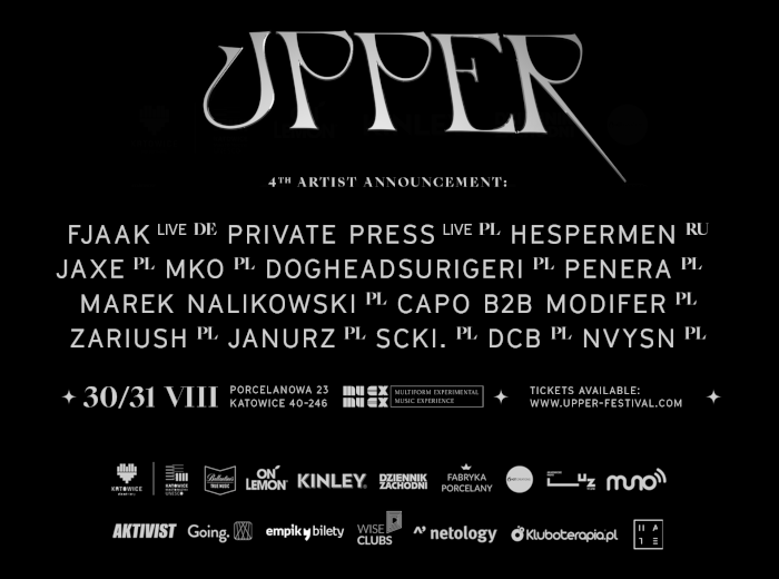 Upper Festival 2019 - 4. ogłoszenie Fjaak
