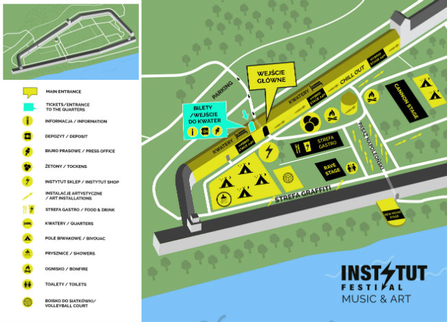 Instytut 2020 - mapa festiwalu