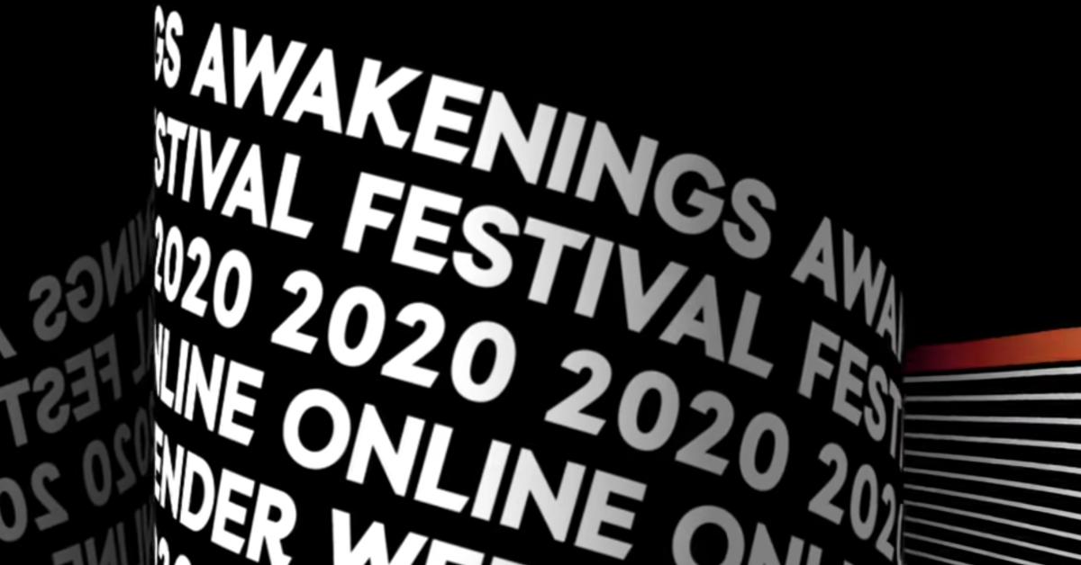 Awakenings Festival 2020 zapowiada wydarzenie online