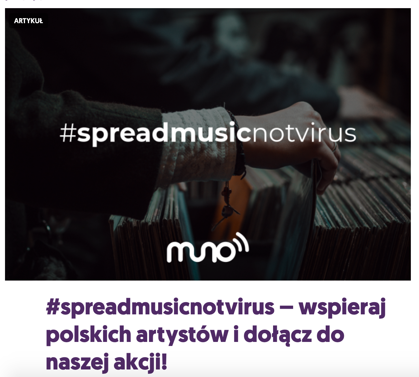 #spreadmusicnotvirus - #razemtańczymyrazemwalczymy