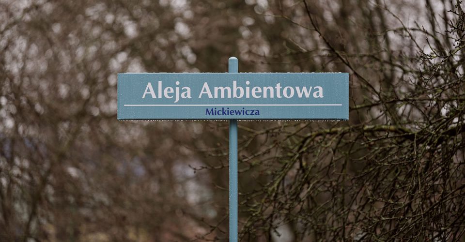 Aleja Ambientowa - parkowa aleja z nową nazwą