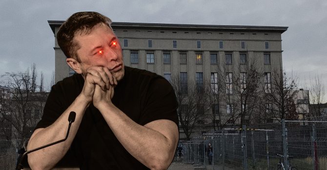 Elon Musk przed drzwiami Berghain / Panorama Bar usłyszał „nie”