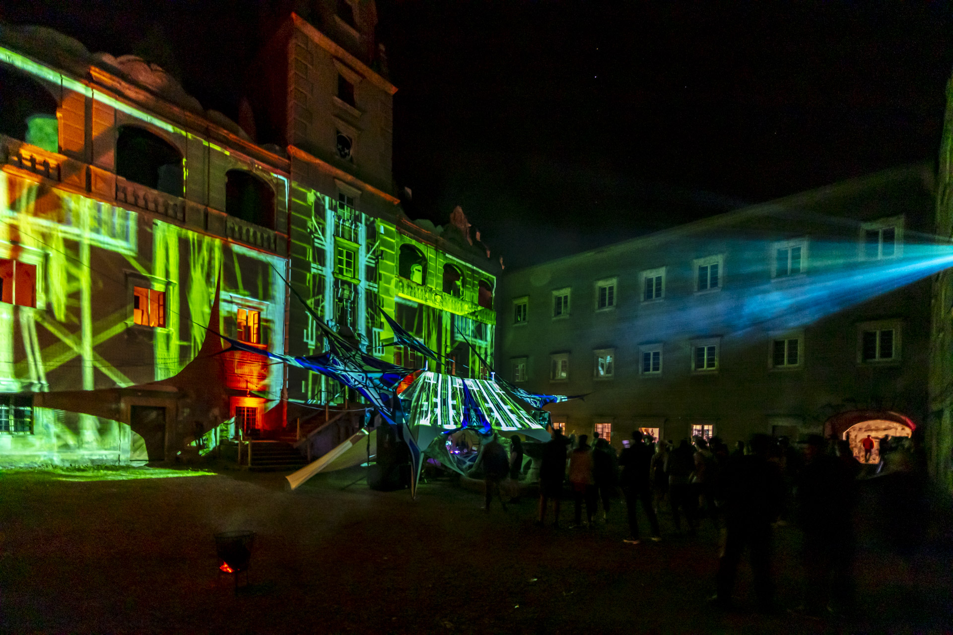 Palac Gorzanów, KONEKT Festival 2022 - techno w gorzanowskim pałacu