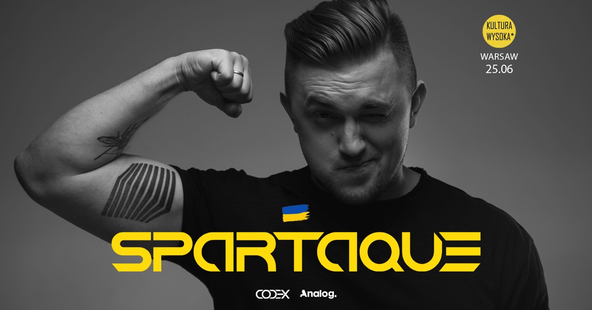 Znakomity ukraiński DJ, Spartaque, wystąpi w Warszawie, Kultura Wysoka