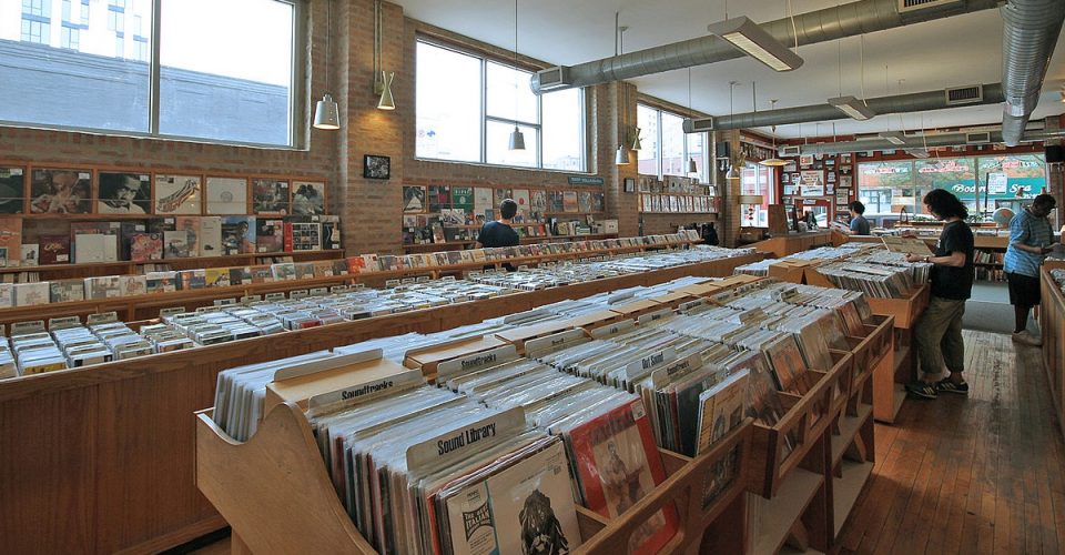 record store, płyty winylowe