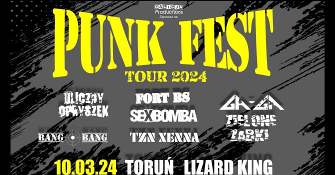 PUNK FEST TOUR 2024 TORUŃ | 10.03.2024