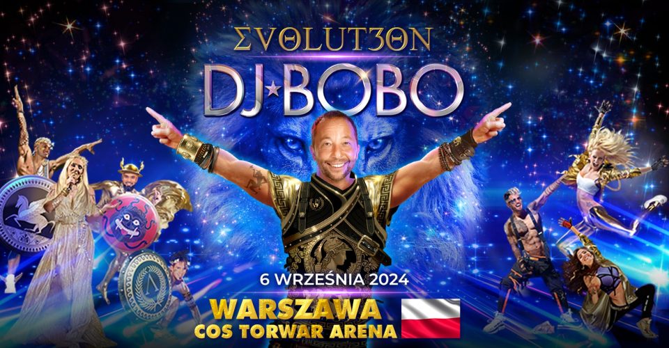 DJ BoBo w Warszawie – EVOLUT3ON TOUR 2024