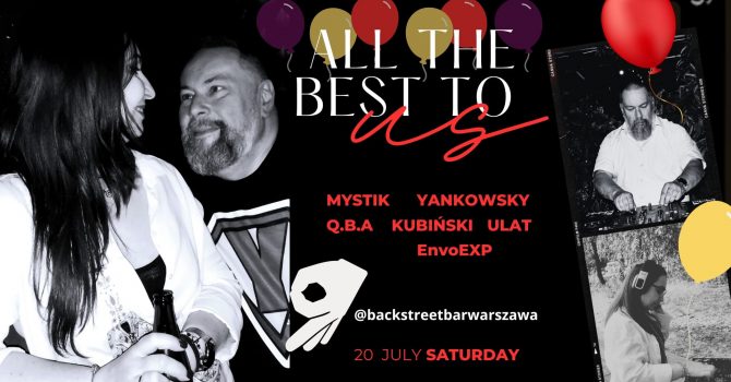 ALL THE BEST TO US // BACKSTREET BAR